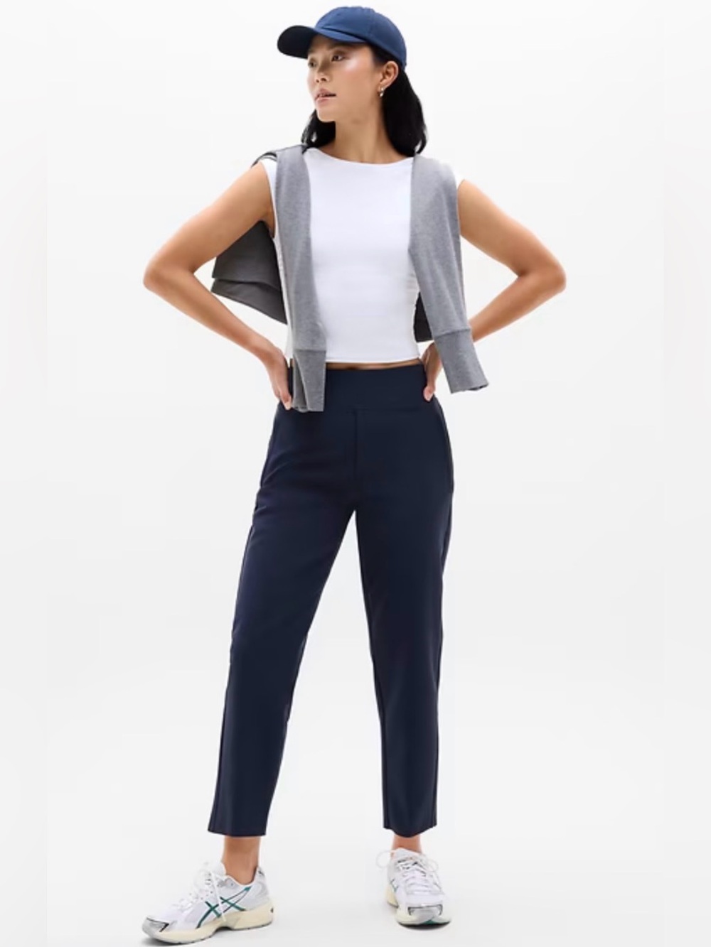 Athleta Endless High Rise Pant in Navy